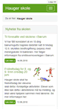 Mobile Screenshot of haugerskole.no