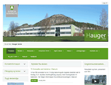 Tablet Screenshot of haugerskole.no